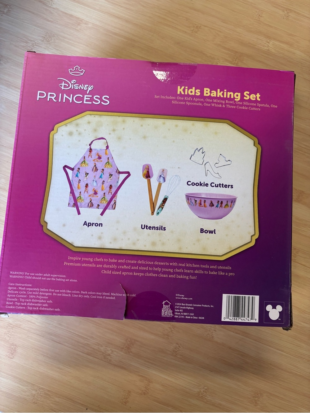 Disney Princess Kids Baking Set - Magenta and Purple Accents - Picture 3 of 6